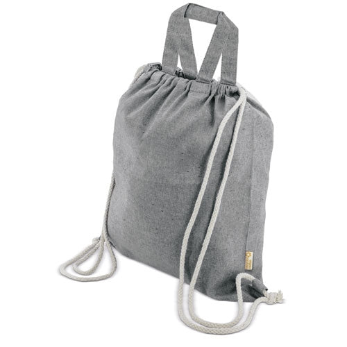 SACO MOCHILA DE ALGODÃO RECICLADO "AGRA"