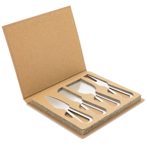 SET 4 FACAS PARA QUEIJO "GOURMET"