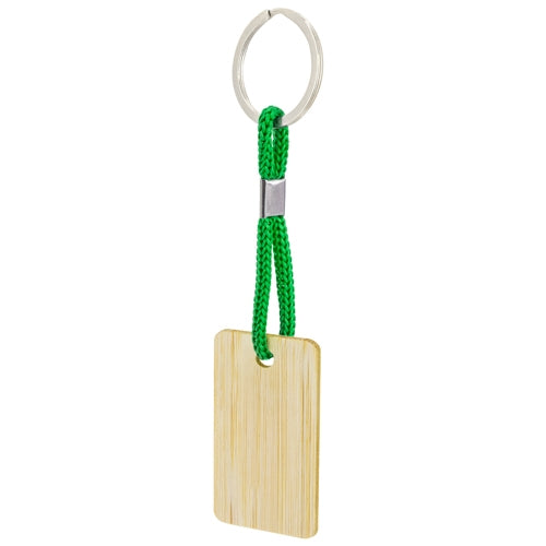 LLAVERO DE BAMBÚ RECTANGULAR
