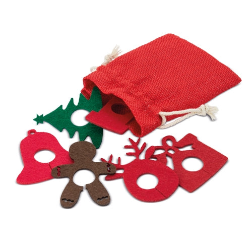 SET DE 6 MARCADORES DE FELTRO PARA TAÇAS "NYBY"