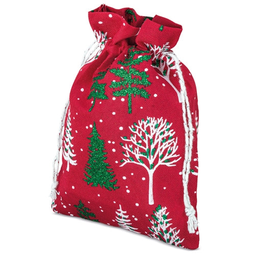 SACO PRESENTE DE NATAL 13*18 CM "SNOWY"