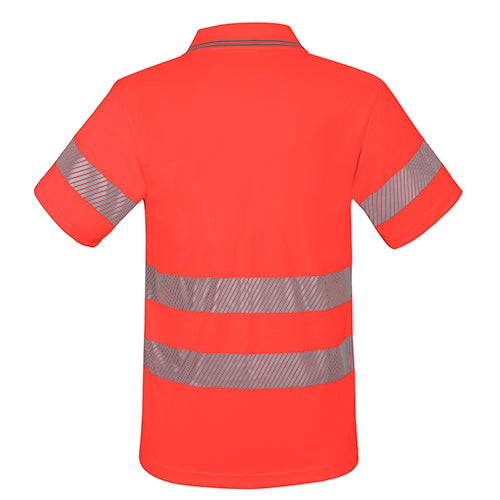 Polo com bolso e faixas refletoras elásticas “QVO”