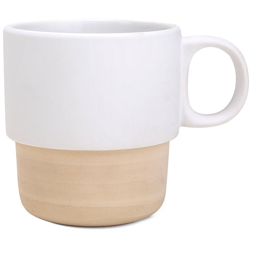 Caneca para sublimação empilhável com base em bambu "GERARD"