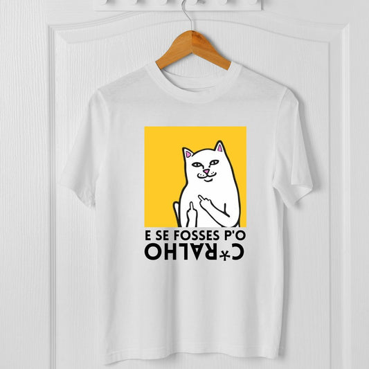 T-shirt "Gato - E se fosses..."
