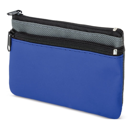 PORTA MOEDAS 2 ZIPPERS