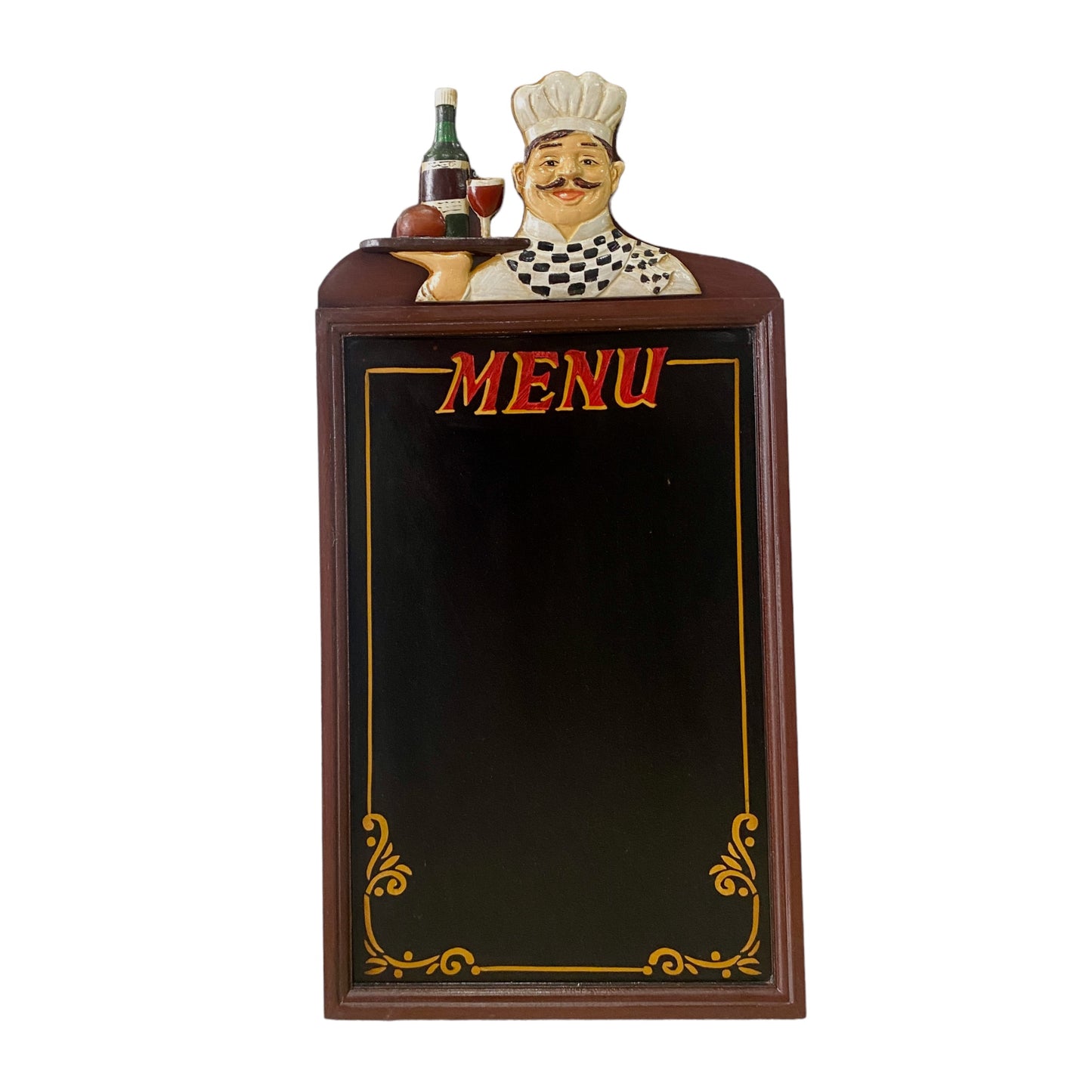 Placa Vintage Menu