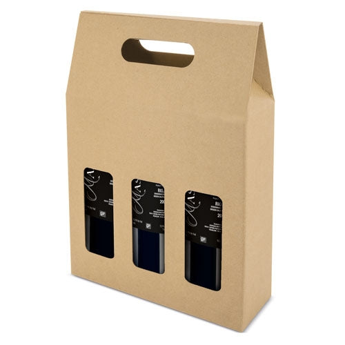 CAIXA CARTAO P/ 3 GARRAFAS