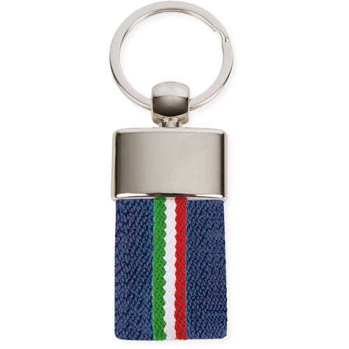 PORTA-CHAVES CINTO BANDEIRA ITALIA MARINHO "DEREX"