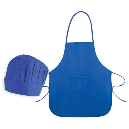 SET AVENTAL INFANTIL+CHAPÉU