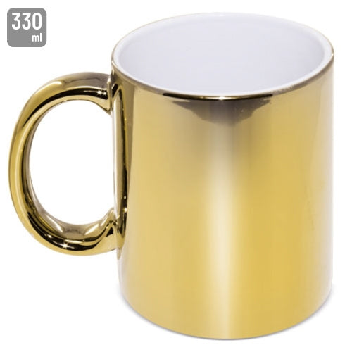 MUG CERAMICA METALIZADA