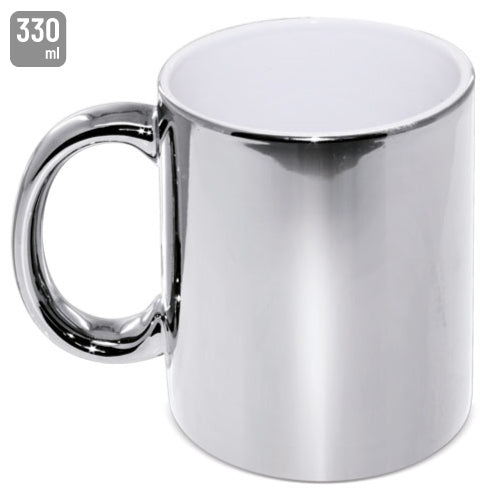 MUG CERAMICA METALIZADA