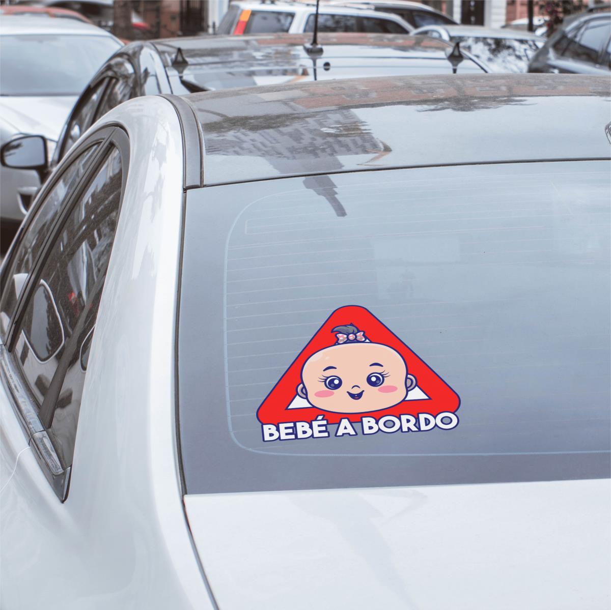 Autocolante Bebé a Bordo - Menina