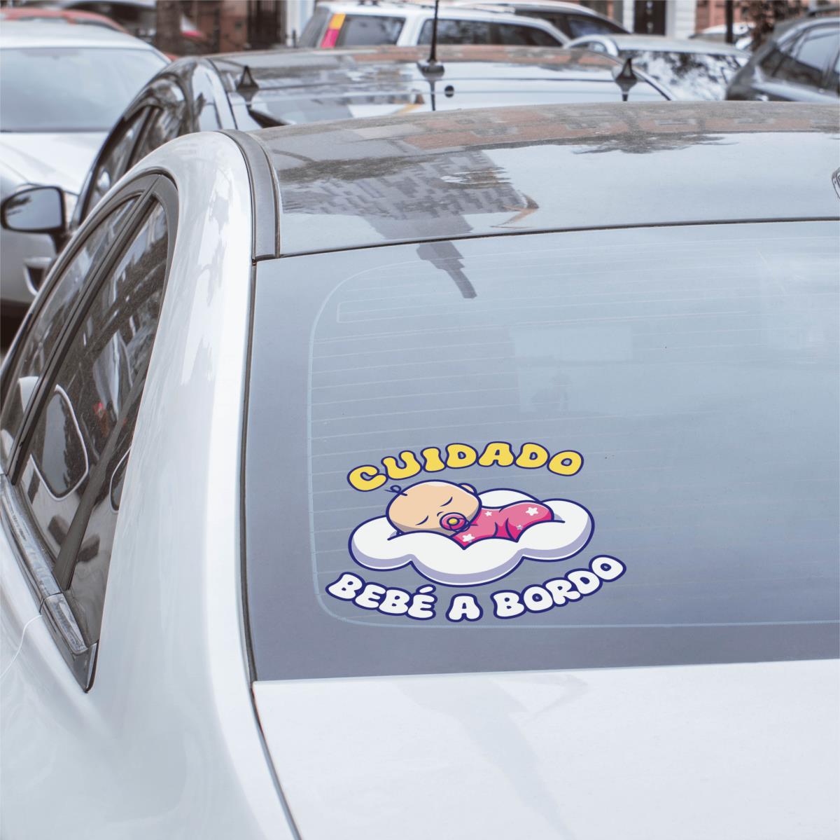 Autocolante Bebé a Bordo - Menina