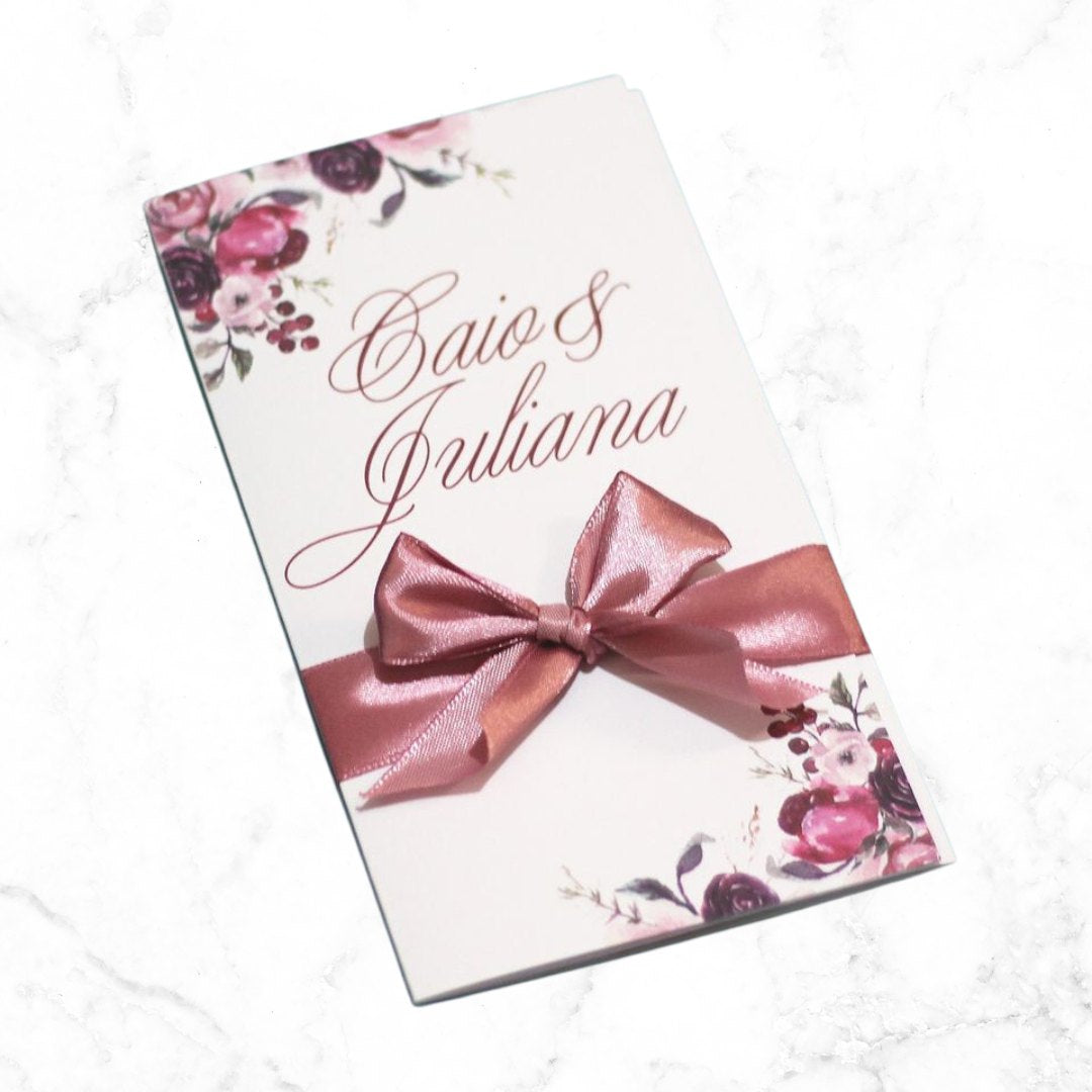 Convite Casamento Ref. 10057