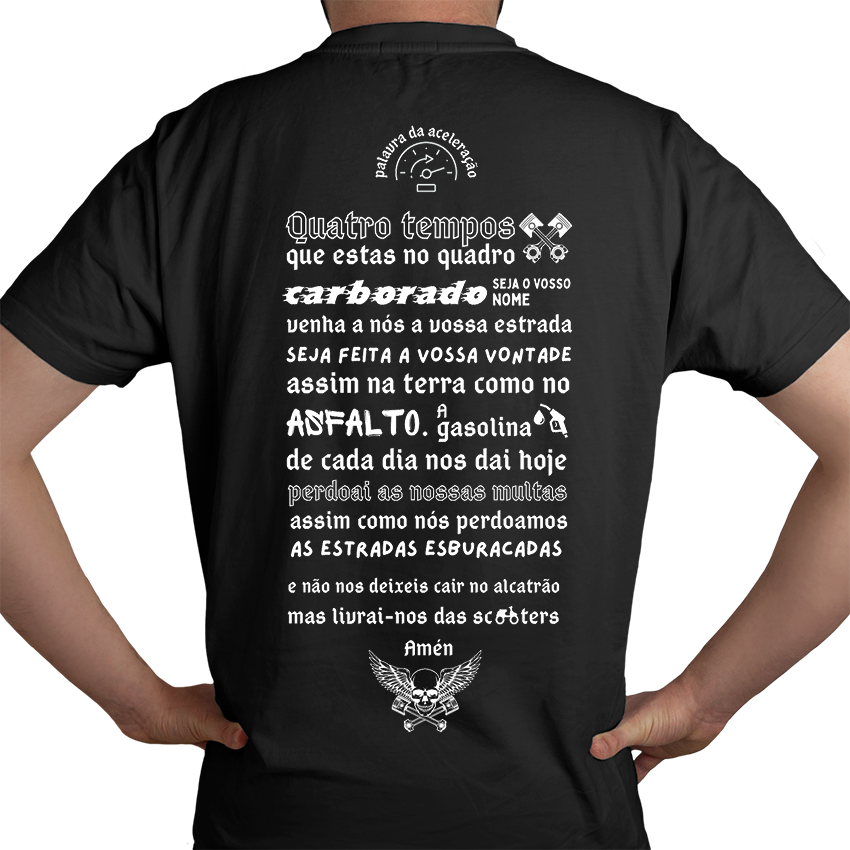 T-shirt "Palavra da Aceleração"