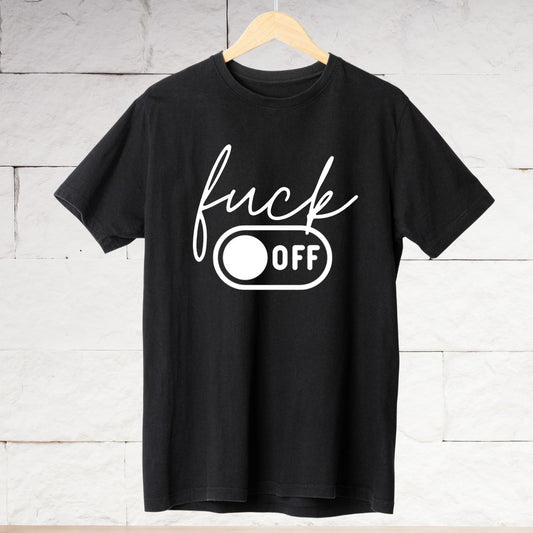 T-shirt "Fuck Off" Preta