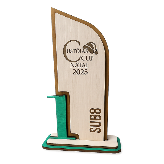 Troféus 100% Personalizados