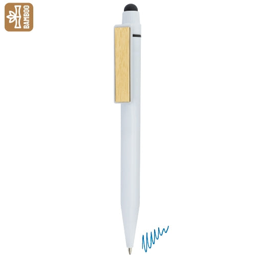 CANETA TOUCH COM CLIP BAMBU "BALI"