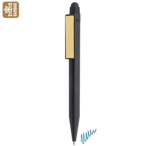 CANETA TOUCH COM CLIP BAMBU "BALI"