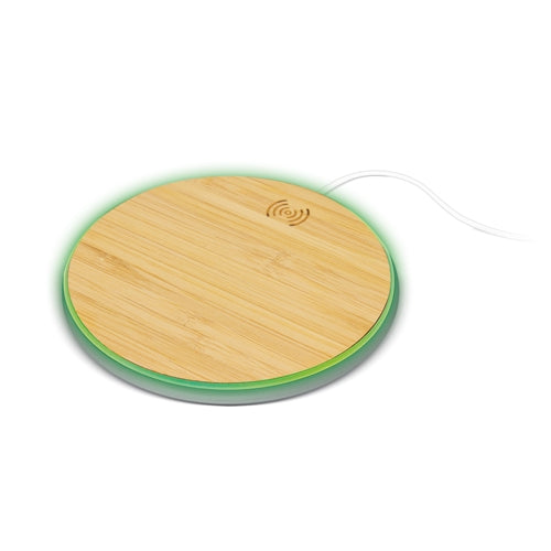 CARREGADOR ULTRA RÁPIDO 15W DE BAMBU "MENPHIS"