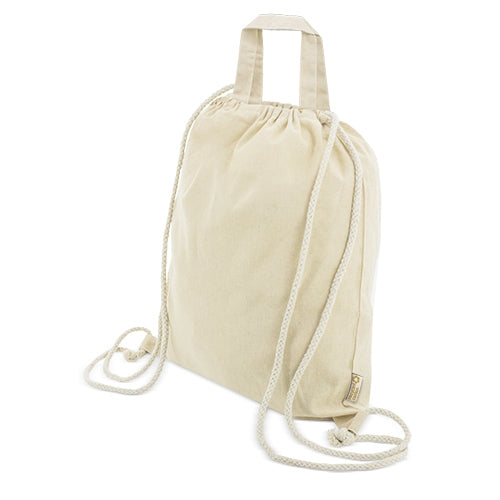 SACO MOCHILA DE ALGODÃO RECICLADO "AGRA"
