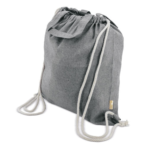 SACO MOCHILA DE ALGODÃO RECICLADO "AGRA"