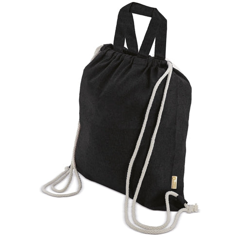 SACO MOCHILA DE ALGODÃO RECICLADO "AGRA"