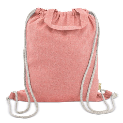 SACO MOCHILA DE ALGODÃO RECICLADO "AGRA"