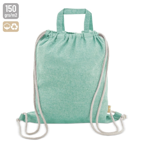SACO MOCHILA DE ALGODÃO RECICLADO "AGRA"