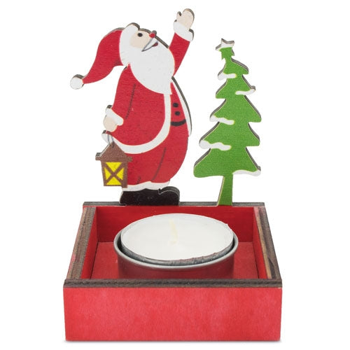 PORTA-VELAS SANTA KLAUS