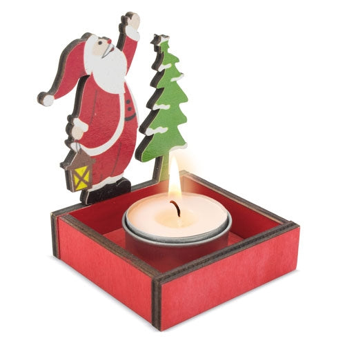 PORTA-VELAS SANTA KLAUS