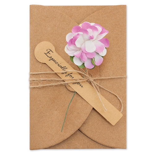 CARTÕES VINTAGE FLORES SECAS (PACK DE 10)