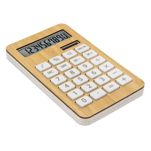 CALCULADORA BAMBÚ/FIBRA DE TRIGO