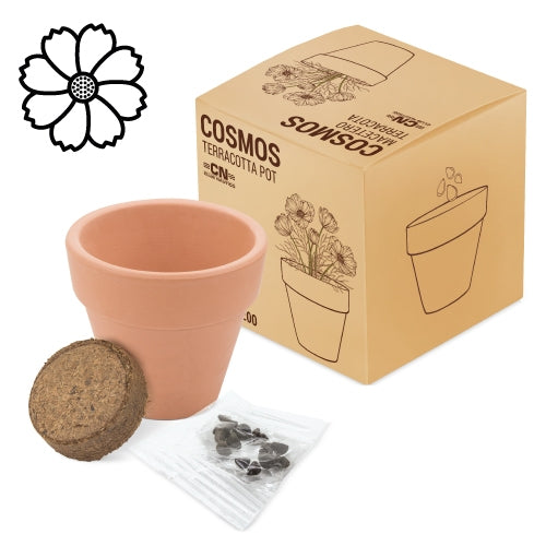 VASO TERRACOTA COSMOS "FLORAL"
