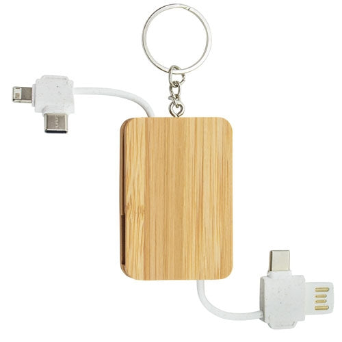CARGADOR BAMBÚ+FIBRA DE TRIGO