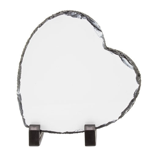 PORTA FOTOS DE PIZARRA CORAZÓN