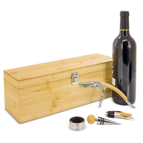 SET DE VINHO BAMBÚ "PROVENZA"