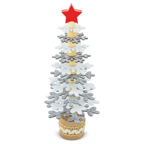 ÁRVORE DE NATAL EM RPET E MADEIRA RECICLADA "PUKKY"