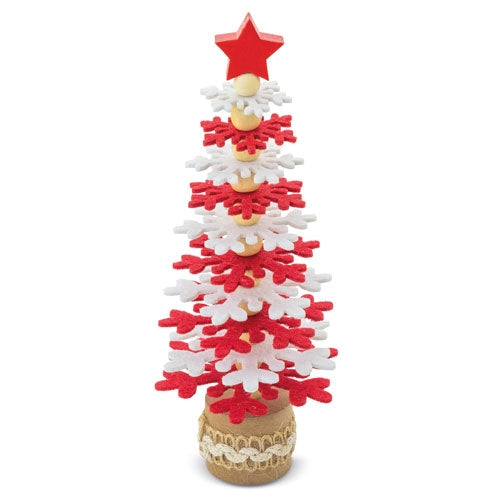 ÁRVORE DE NATAL EM RPET E MADEIRA RECICLADA "PUKKY"