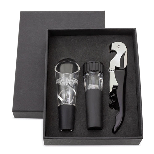 SET DE VINHO 3 PCS "MERLOT"