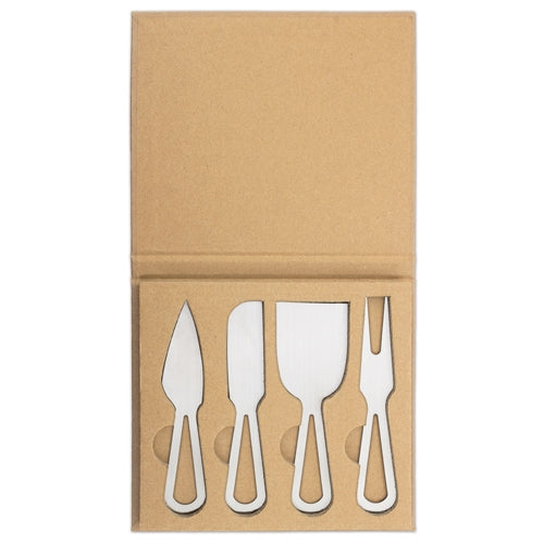 SET 4 FACAS PARA QUEIJO "GOURMET"