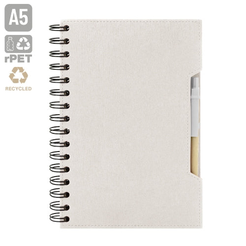 CADERNO A5 COM CANETA ECO "GREEN LIFE"
