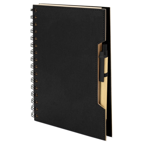 CADERNO A5 COM CANETA ECO "GREEN LIFE"
