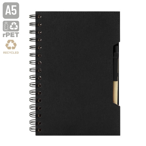 CADERNO A5 COM CANETA ECO "GREEN LIFE"
