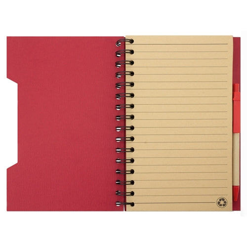 CADERNO A5 COM CANETA ECO "GREEN LIFE"