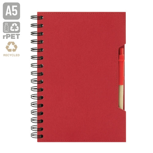 CADERNO A5 COM CANETA ECO "GREEN LIFE"