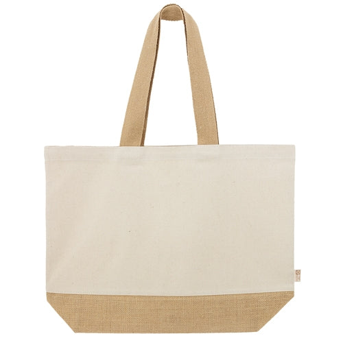 BOLSA DE ALGODÃO E JUTA "MISHA"