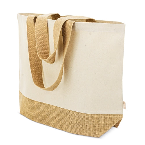 BOLSA DE ALGODÃO E JUTA "MISHA"