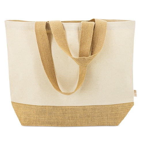 BOLSA DE ALGODÃO E JUTA "MISHA"