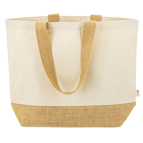 BOLSA DE ALGODÃO E JUTA "MISHA"